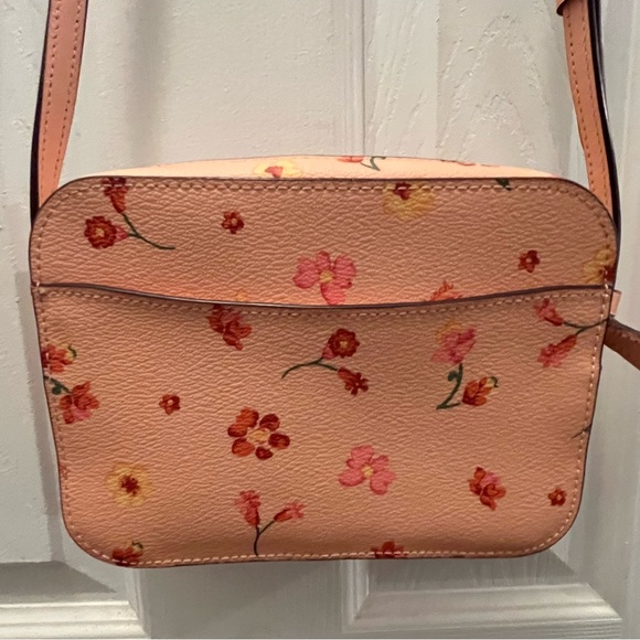 Coach pink floral camera bag crossbody - Picture 5 of 7
